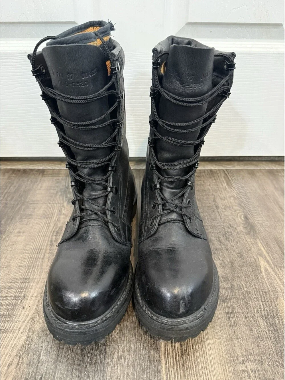 Belleville Tactical Black Leather Boots Size 7.5 W 261